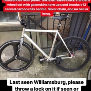 2009 Cinelli Vigorelli Silver, gray or bare metal