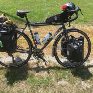 2018 Surly Disc Trucker Silver, gray or bare metal
