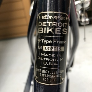 2018 Detroit Bikes A-Type Blue