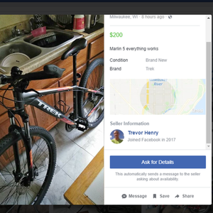 2015 Trek MAR49381841D Black and Orange