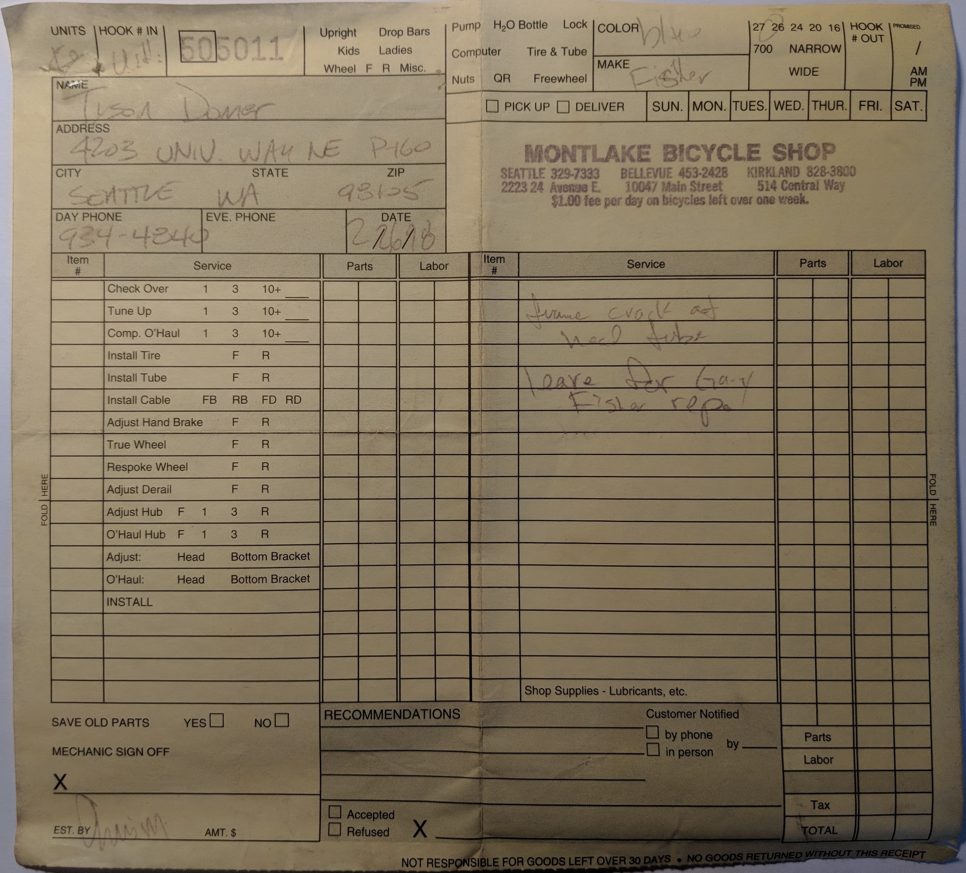 gary fisher super caliber