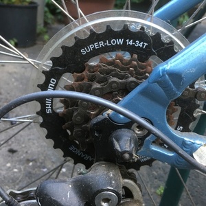 2005 Giant Aluxx Silver, gray or bare metal and Blue