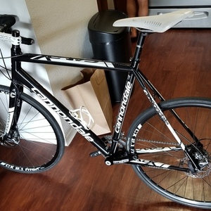 2014 Cannondale Caadx Disc 5 105 Black and White