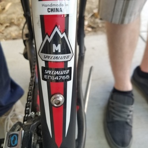 Specialized Hardrock Red, White, and Black