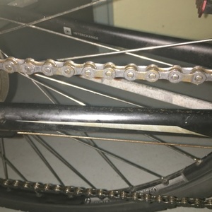 2013 Trek 7.2 FX Black, Silver, gray or bare metal, and Red
