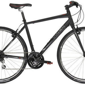2013 Trek 7.2 FX Black, Silver, gray or bare metal, and Red