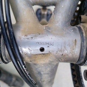2008 Moots Cycles YBB 29er Silver, gray or bare metal