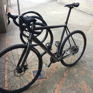 2017 Cannondale CAAD-X Silver, gray or bare metal