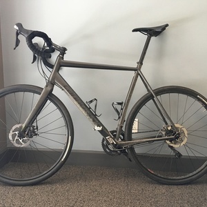 2017 Cannondale CAAD-X Silver, gray or bare metal