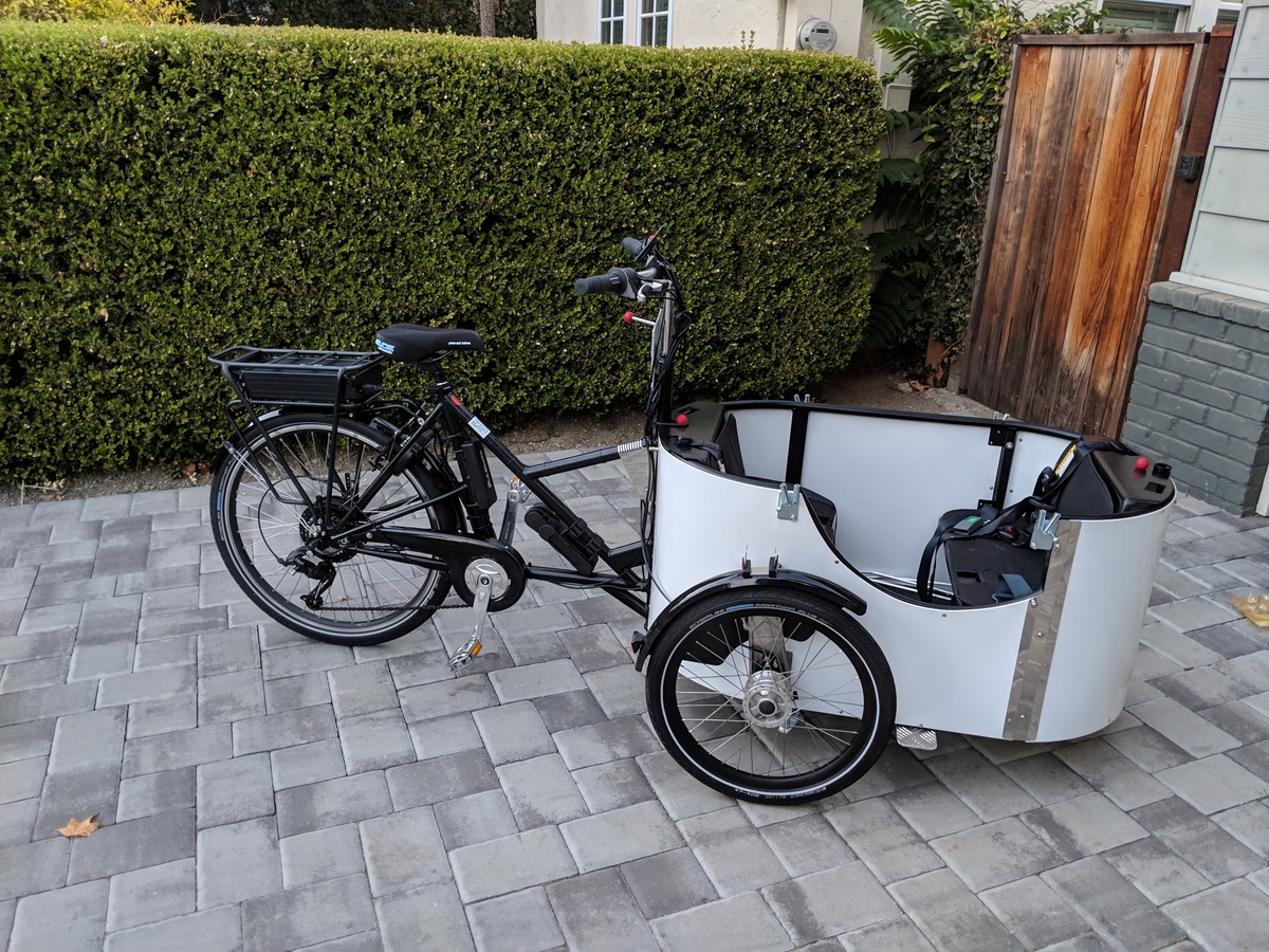 2018 Nihola 4.0 cargo tricycle (front storage)