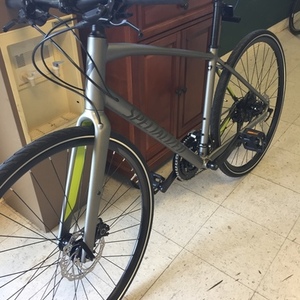 2018 Specialized Silver, gray or bare metal