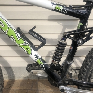 2002 Kona Bear White, Black, and Green