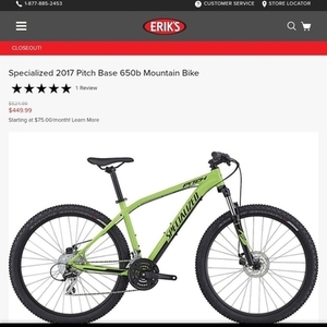 2017 Specialized Pitch Green