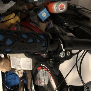 2018 Giant Fathom 2 Silver, gray or bare metal, Orange, and Black