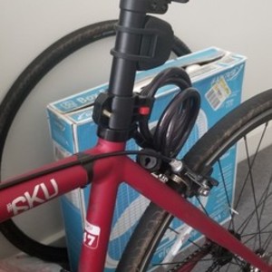 2018 6KU Burgundy/Black 6KU Aluminum Single Speed Fixie Urban Track Red and Black