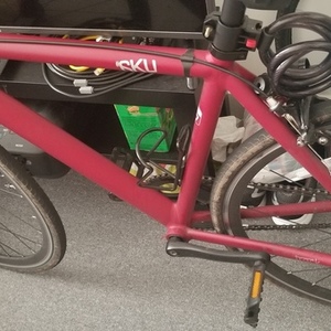 2018 6KU Burgundy/Black 6KU Aluminum Single Speed Fixie Urban Track Red and Black