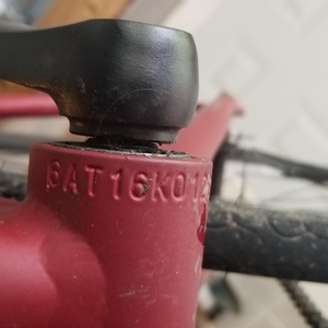 2018 6KU Burgundy/Black 6KU Aluminum Single Speed Fixie Urban Track Red and Black