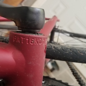 2018 6KU Burgundy/Black 6KU Aluminum Single Speed Fixie Urban Track Red and Black