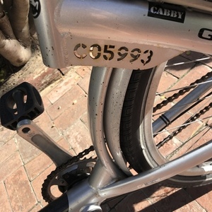 Gazelle Cabby Silver, gray or bare metal