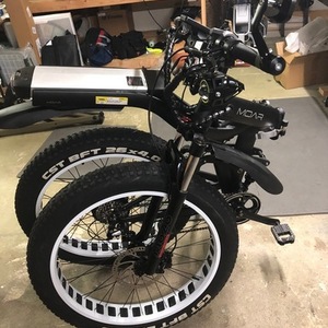 2019 MOAR Full suspension, folding aluminum electric Black