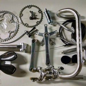 1985 Raleigh Grand prix racing USA Red and Silver, gray or bare metal