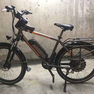 2019 Rad Power Bikes RadCity Black and Orange