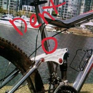 2010 Kona Cadabra  Silver or Gray, Red, and White