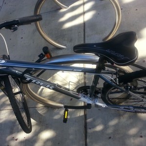 2013 Trek Blue, White, and Stickers tape or other cover-up