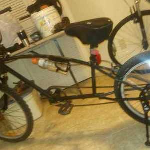 1965 Custom build- Large Front Wheel Small BMX Rear wheel. n/a Black