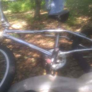 1985 Haro Fst Silver, gray or bare metal and Black