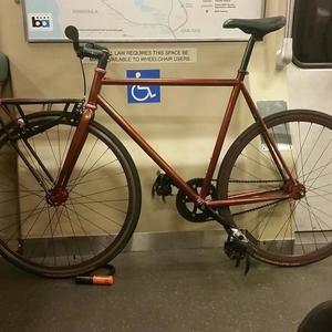 2009 Mission Bicycles  Orange and Brown