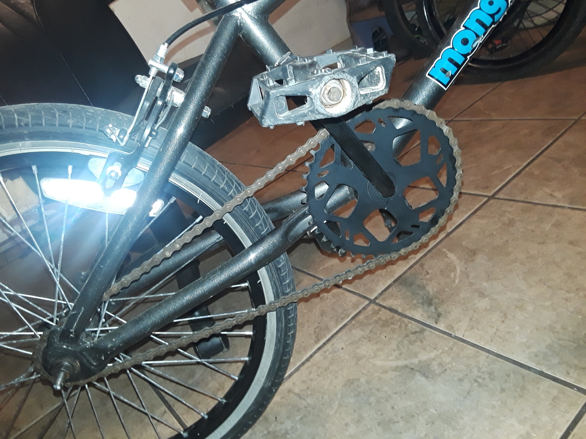 blue and black mongoose bike