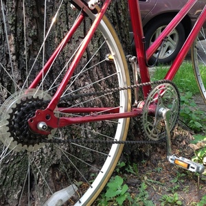 Unknown manufacturer bicycle Red