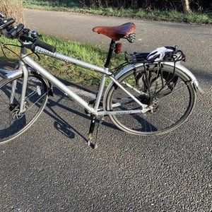 2016 Priority Bicycles Continuum Silver, gray or bare metal