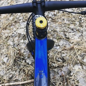 2018 Otso Voytek Blue and Silver, gray or bare metal