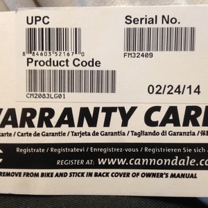 2014 Cannondale  Black and Green