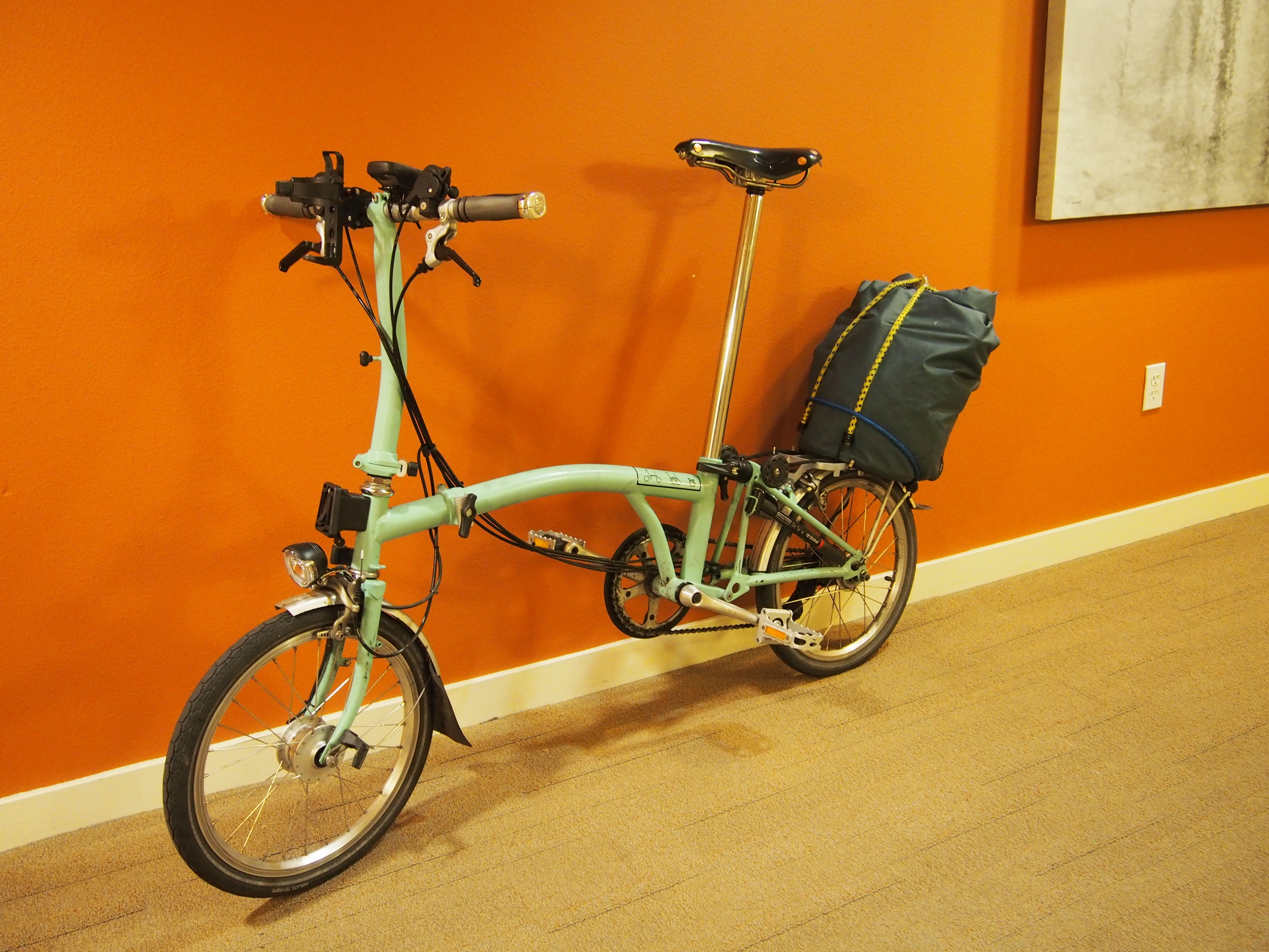 brompton bike wheel size