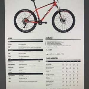 2018 Giant Talon Orange