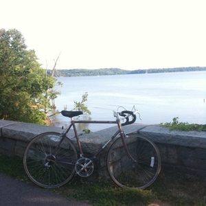 Nishiki Road bike with black tape  Brown