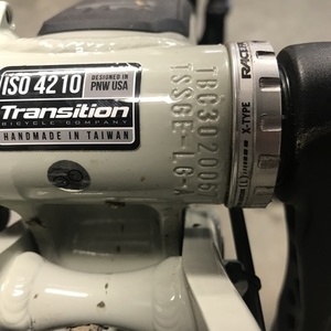 2018 Transition Bikes Smuggler Black and Silver, gray or bare metal