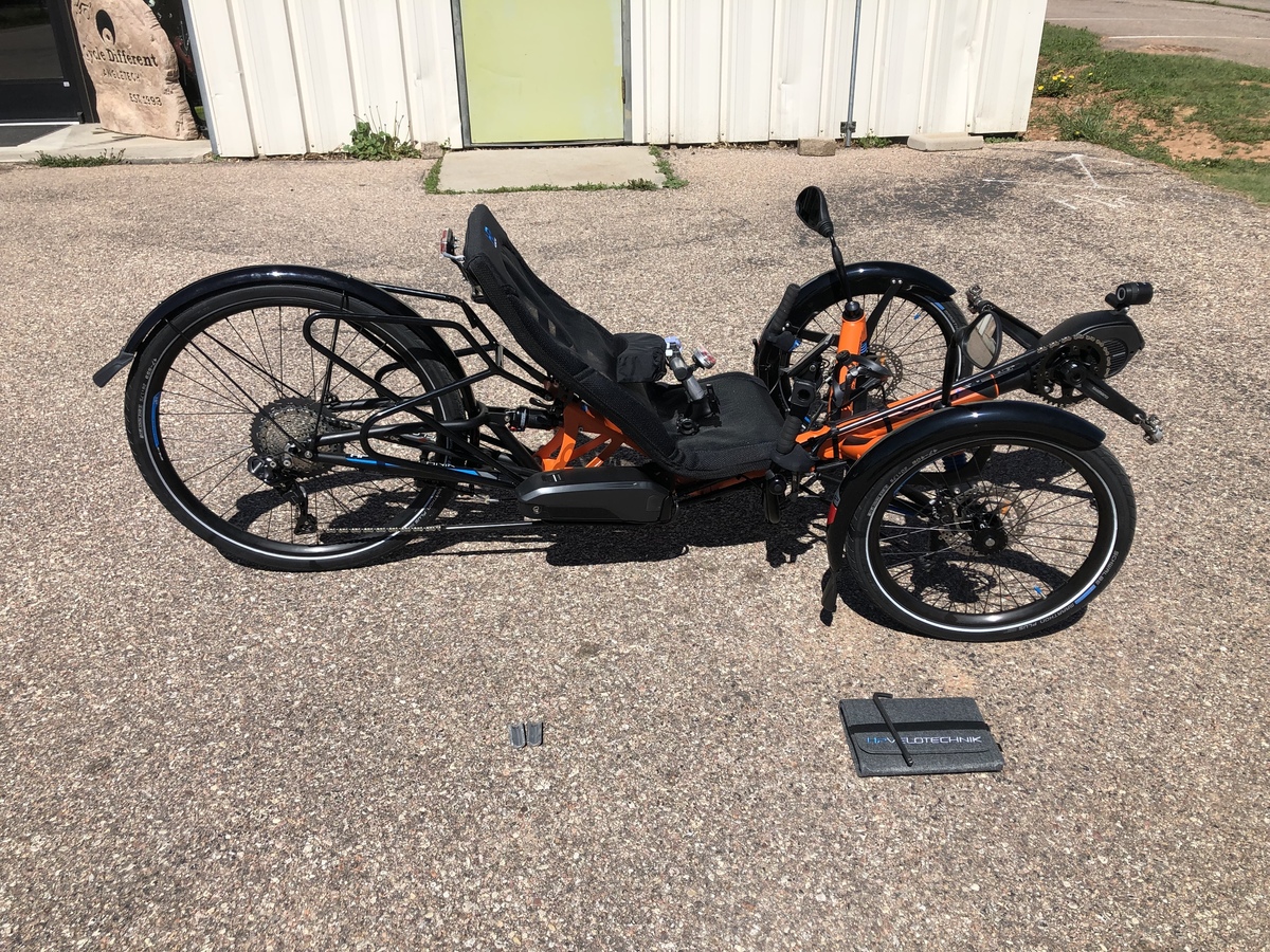 für HP Velotechnik Scorpion fs26, Twistlock Displayhalter mit Bedienelement ( gr