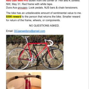 2005 Gan Well Pro Track Red