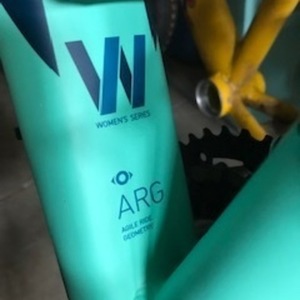 2018 Cube LF Cube Access WS Pro - 198220 Teal, Pink, and Blue