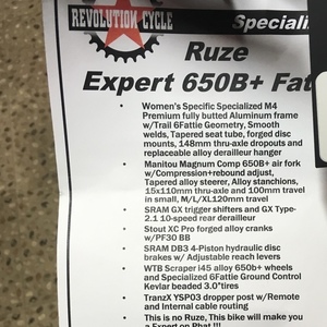 2016 Specialized small Silver, gray or bare metal