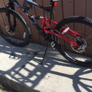 2019 CCM Apex Red, Black, and Silver, gray or bare metal