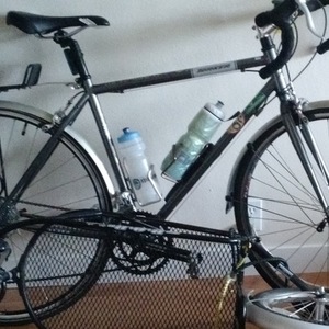 Torker Touring Silver, gray or bare metal and Stickers tape or other cover-up