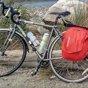 Torker Touring Silver, gray or bare metal and Stickers tape or other cover-up