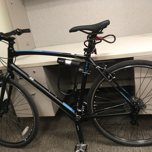 2018 Raleigh Cadent 1/City Fitness Bike Black and Blue