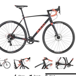 2018 Masi CX Expert Black, Red, and Red