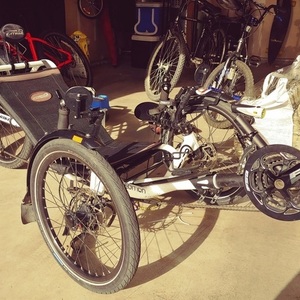 2016 Catrike Expedition recumbent White